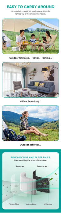 Portable Camping Air Conditioner 6000BTU