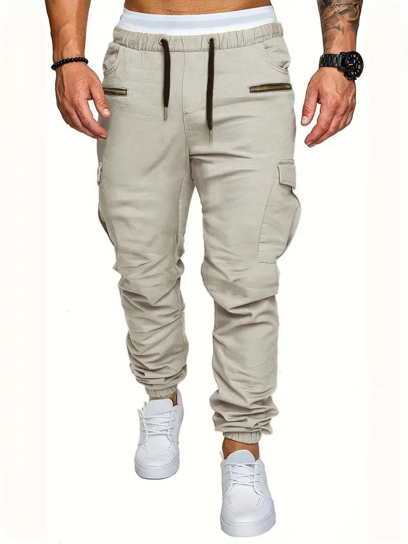 Men’s Tactical Multi-Pocket Cargo Pants Autumn