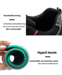 Men’s Steel Toe Safety Sneakers Anti-Smash Work Shoes