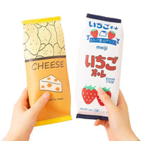 Random 1Pc Creative Simulation Snack Pencil Case PU Leather School Pencil Bag Student Pen Bag Kid Stationery Bag Fun Organizer