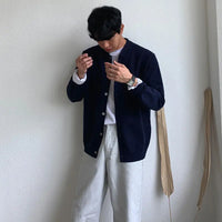 Men’s Winter Casual Long Sleeve Cardigan