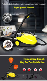 220V Electric Steam Cleaner – 2000W High-Temp Disinfection
