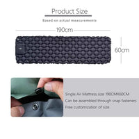 Camping Inflatable Air Mattress Portable Sleeping Pad for Hiking