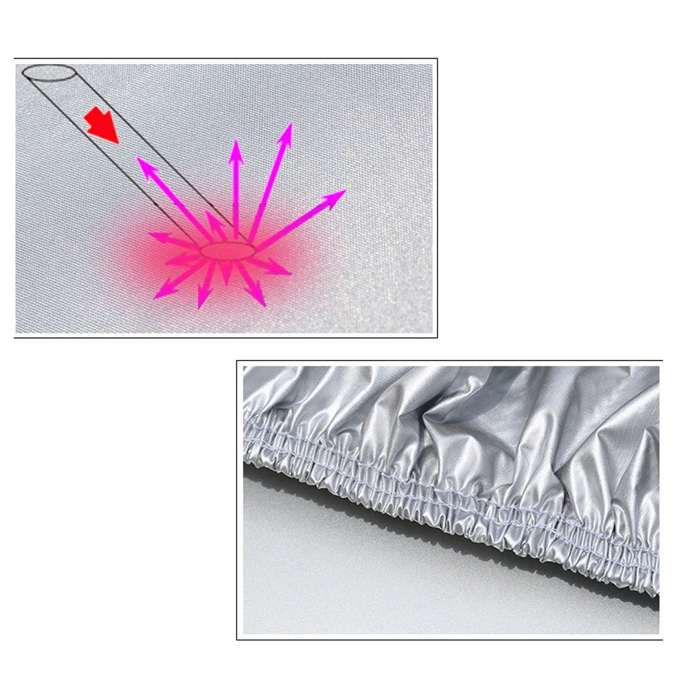 Universal Car Cover for Sedan Truck SUV UTV Waterproof Dustproof Car Covers UV Protective Full Coverage Car Cover S/M/L/XL