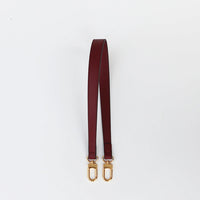 56cm Leather Bag Strap with Golden Buckle – Replacement Belt