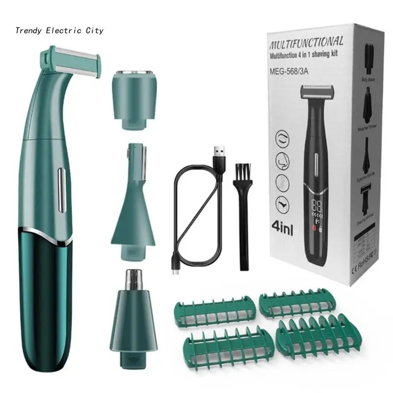 R9CD Pubic Hair Removal Trimmer for The Groin Epilator Safety Man Lady Shaving