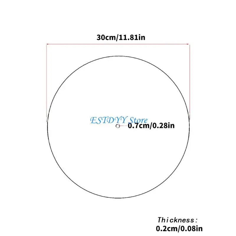 G6DE Wool Turntable Slipmat Anti-Vibration Mat