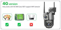 8MP 4G Dual Lens Outdoor CCTV Security Camera