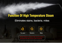 220V Electric Steam Cleaner – 2000W High-Temp Disinfection