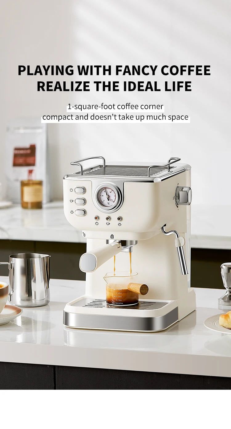 20 Bar Italian Espresso Coffee Machine – Semi-Automatic