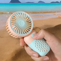 Cute Mini USB Handheld Fan – Portable Cartoon Design