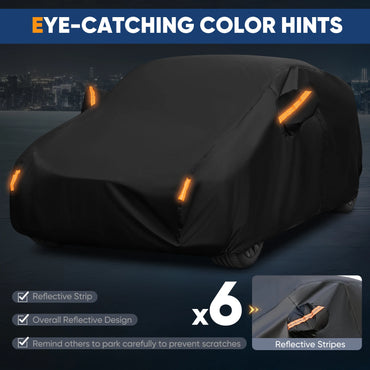 Universal Black Car Cover Dust & Sun Protection