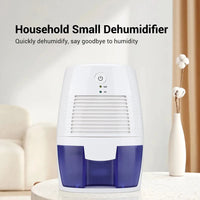 Portable Dehumidifier Air Purifier USB Mute Moisture Absorbers Air Dryer Room Office Kitchen Large Capacity Deodorizer Dryer