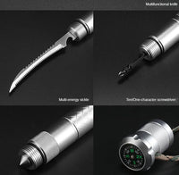 Outdoor Mountaineering Stick Multi Functional Self Defense Stick Car Mounted Tactical Mountain Camping Supplies Set Tools