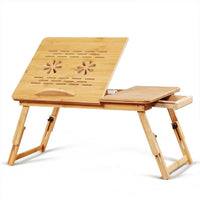 Folding Laptop Desk for Bed & Sofa – Portable Tray Table