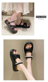 Women’s Designer Summer Slippers – Platform Slides