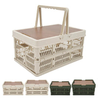 Foldable Camping Storage Basket Large Capacity