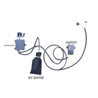 12V Car Seat Cushion with Lumbar Massage Support