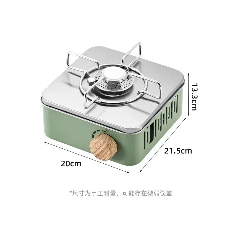 Portable Retro Camping Gas Stove with Ignition Device