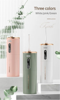 Portable Oral Irrigator – USB Rechargeable Water Flosser