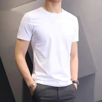 Men’s Casual O-Neck Solid Color T-Shirt