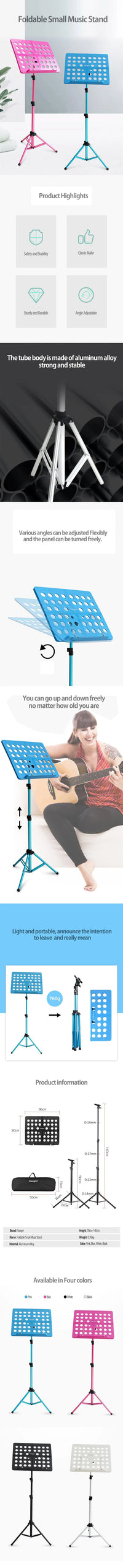 Flanger FL-05R Foldable Metal Sheet Music Stand