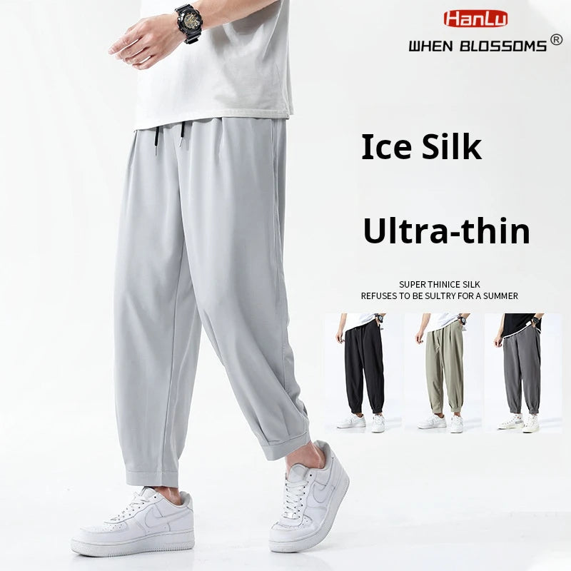 Men’s Cropped Cargo Pants – Lightweight Summer Fashion