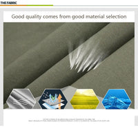 Men’s Outdoor Cotton Work Shirt – Multi-Pocket Safari Style