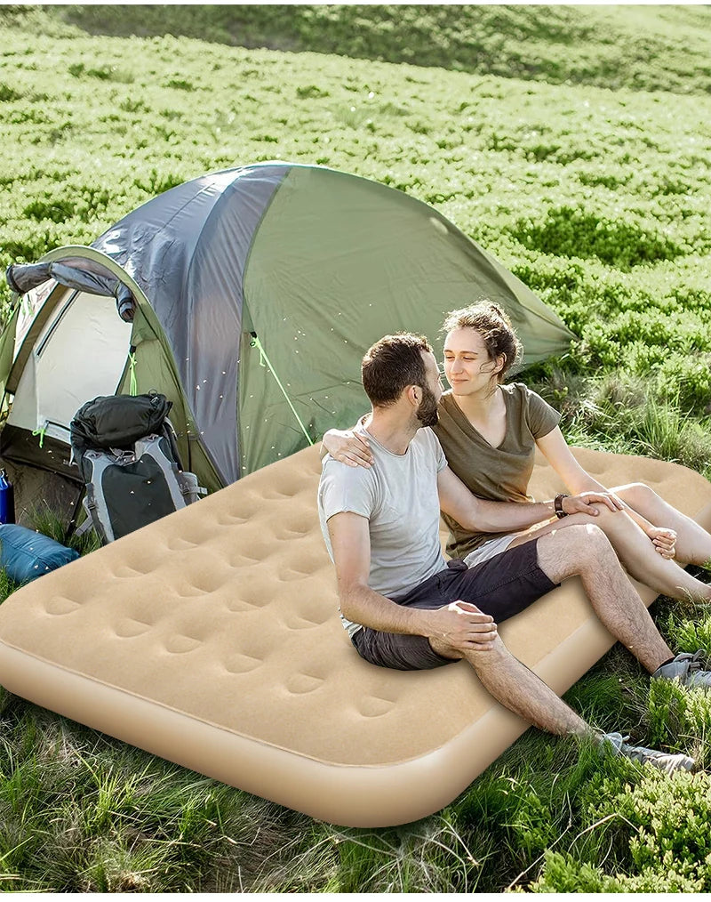 Double Inflatable Bed – Thickened Portable Air Mattress