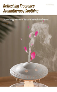 UFO Raindrop Remote Control Aroma Diffuser Electric Ultrasonic Air Humidifier Creative Water Drop Home Essential Oil Diffuser