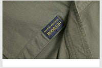 Men’s Outdoor Cotton Work Shirt – Multi-Pocket Safari Style