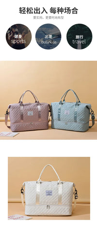 Women’s Large Travel Duffle Bag Lightweight Weekender