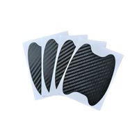 4Pcs Car Door Handle Protective Film Carbon Fiber Stickers