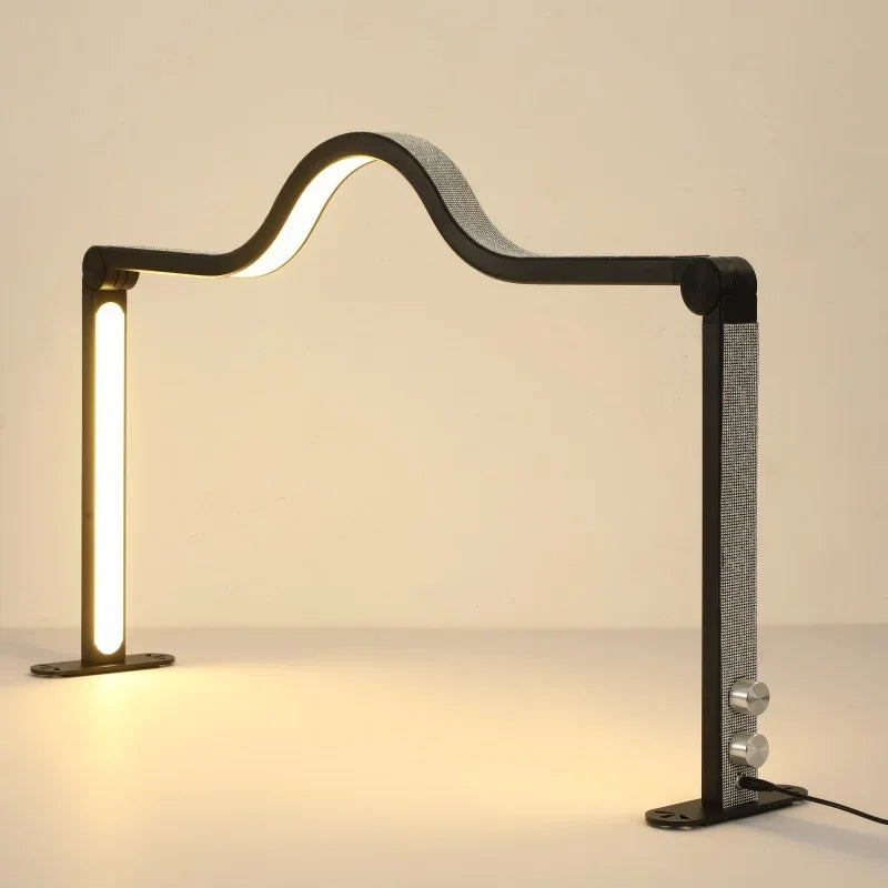 48W Half Moon LED Nail Lamp – Foldable Beauty Desk Light