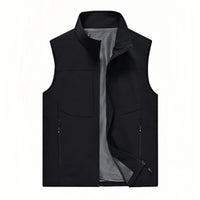 Men’s Winter Fleece Vest – Casual Warm Sleeveless Jacket