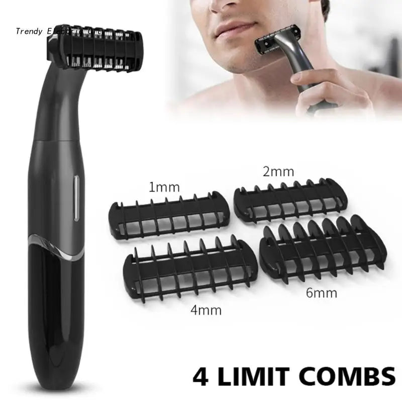 R9CD Pubic Hair Removal Trimmer for The Groin Epilator Safety Man Lady Shaving