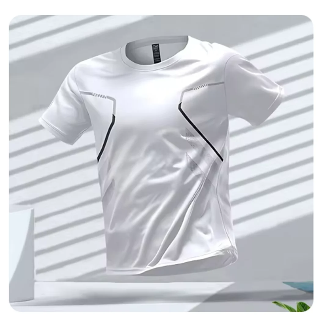 Men’s Quick-Dry Running T-Shirt – Breathable Sports Tee