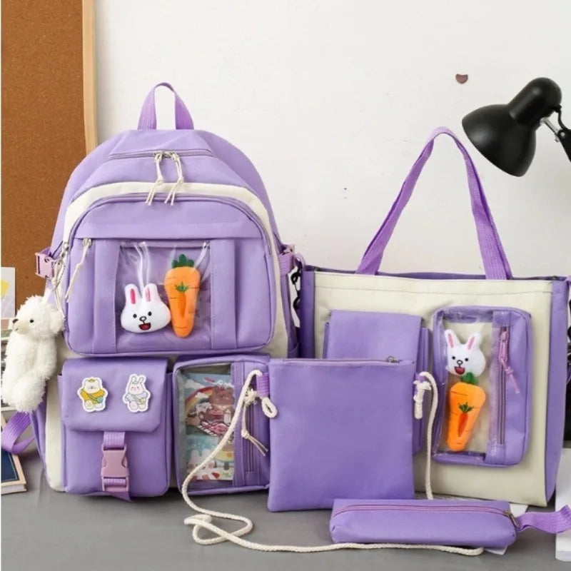 School bag female light schoolboy cute summer girl large capacity kids backpack backpack