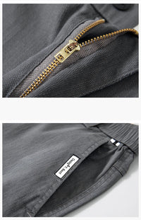 Men’s Cotton Stretch Business Pants – Slim Fit Trousers