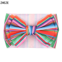 Cute 7" Double Layer Hair Bow Headband for Baby Girls