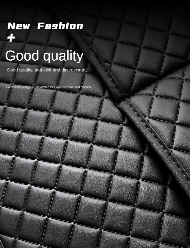 Car Anti-Kick Pad Universal Leather Seat Back Protector