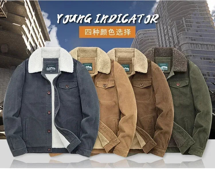 Men’s Tactical Military Windbreaker – Winter Fleece Jacket