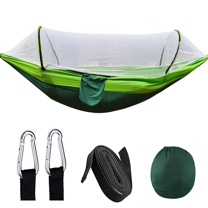Camping Hammock with Mosquito Net Lightweight Portable