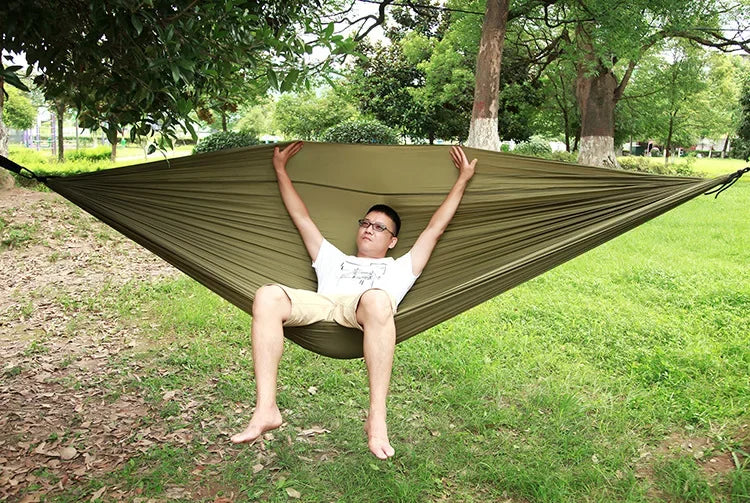 Ultralight Hammock 2 People Full Hanging Hammocks 300x200 Portable for Camping Outdoor Travel Tourist Garden Beach Large Hammock
