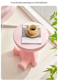 Modern Cartoon Edge Coffee Side Table with Storage