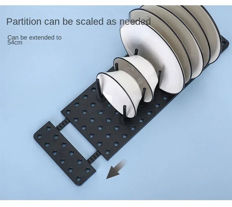 Adjustable Kitchen Sink Dish Drying & Storage Rack