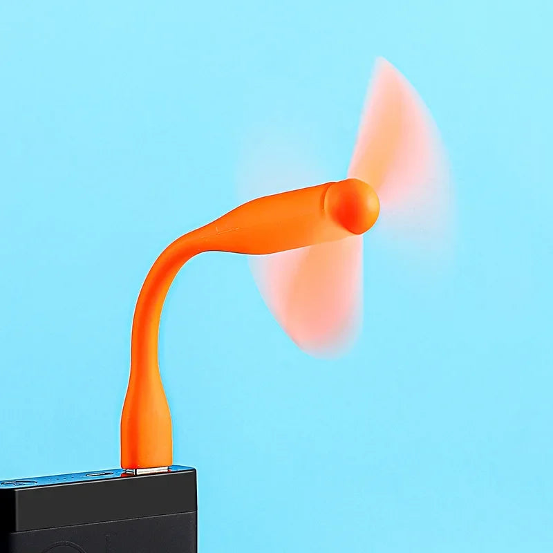 Mini USB Flexible Fan – Portable Cooling Fan for Laptop & Power Bank