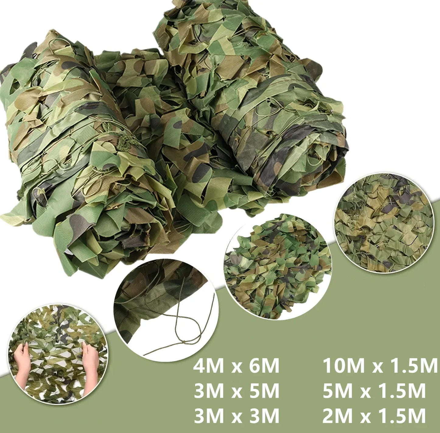 Camo Netting Woodland Hunting Sunshade Mesh