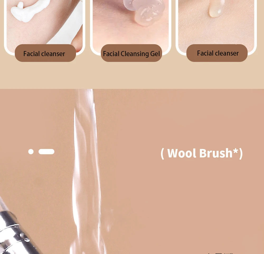 Facial Cleanser Brush – Soft Bristles Exfoliator & Skin Tool