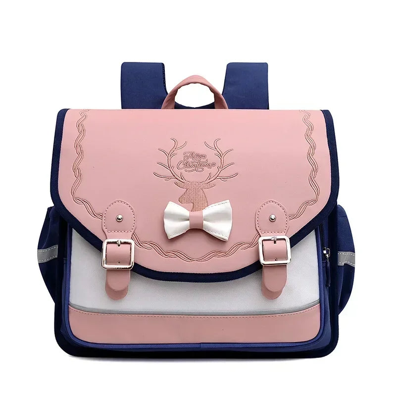 School Bags Girls Orthopedic Backpack Cute Waterproof SchoolBag for Teenage Flip Book Bag Student Grade 1-3 Mochilas Infantil
